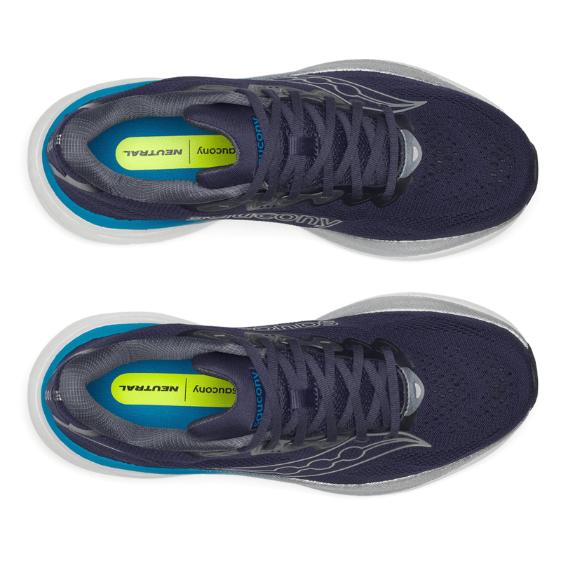 Saucony Ride 19 Men's Running Shoes - Naval Cobalt-4