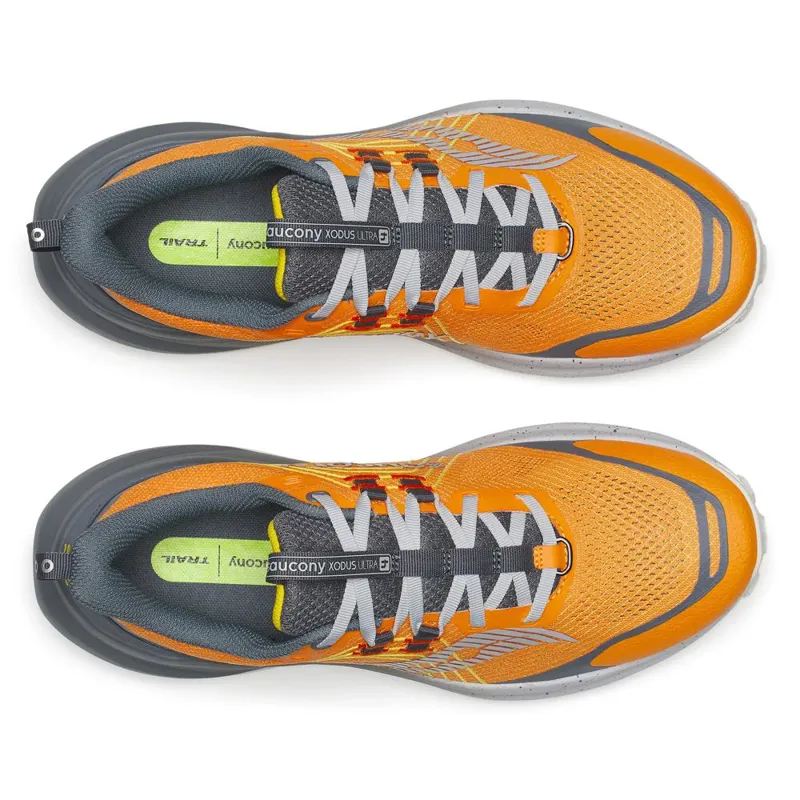 Saucony Xodus Ultra 4 Men's Trail Running Shoes - Fuego Carbon-3