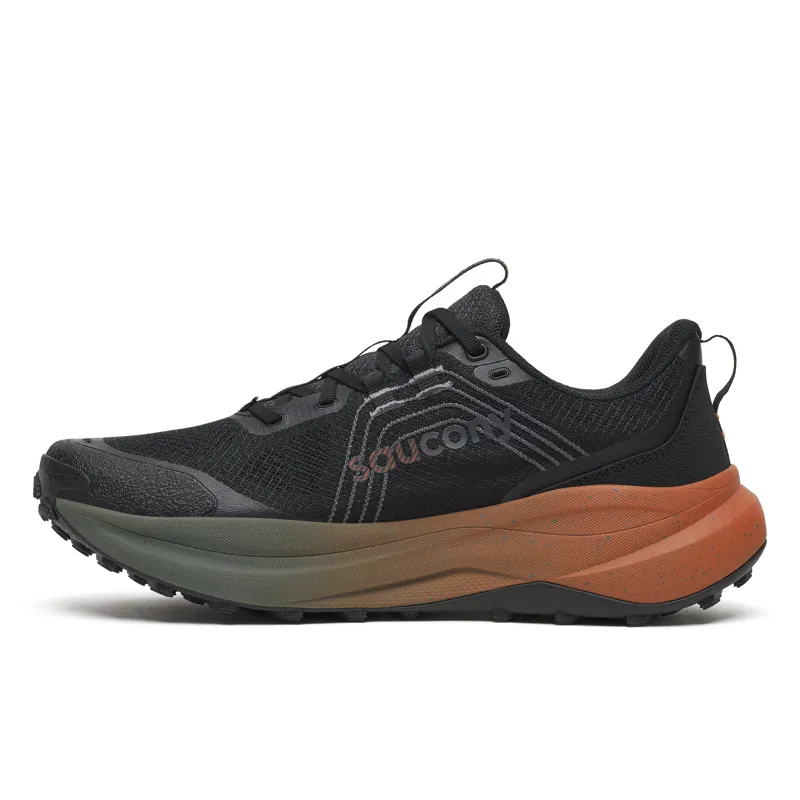 Saucony Xodus Ultra 4 Men's Trail Running Shoes - Black Rust-2