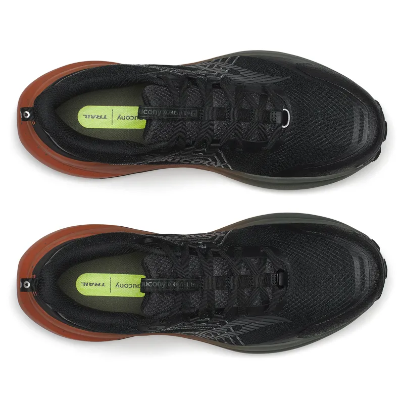 Saucony Xodus Ultra 4 Men's Trail Running Shoes - Black Rust-4
