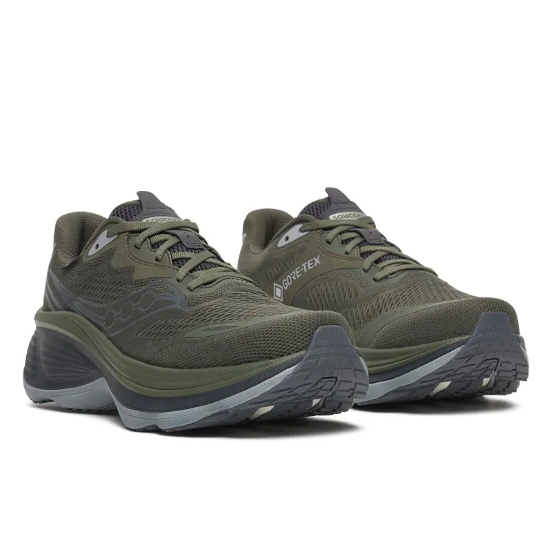 Saucony Hurricane 26 GTX Men's Supportive Running Shoes - Fatigue Cinder-1