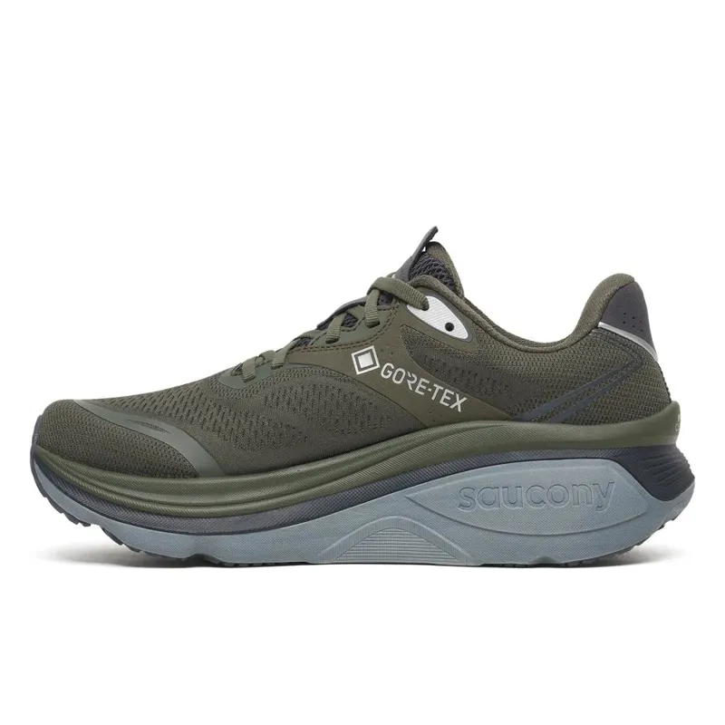 Saucony Hurricane 26 GTX Men's Supportive Running Shoes - Fatigue Cinder-2