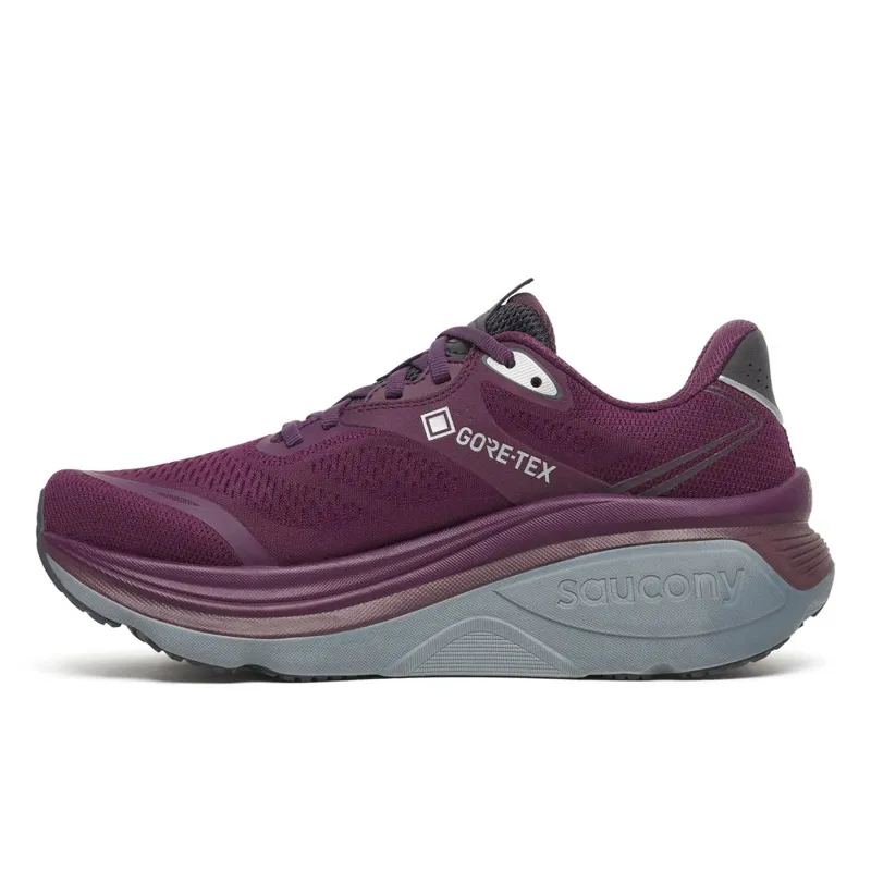 Saucony Hurricane 26 GTX Women's Supportive Running Shoes - Eggplant Cinder-2