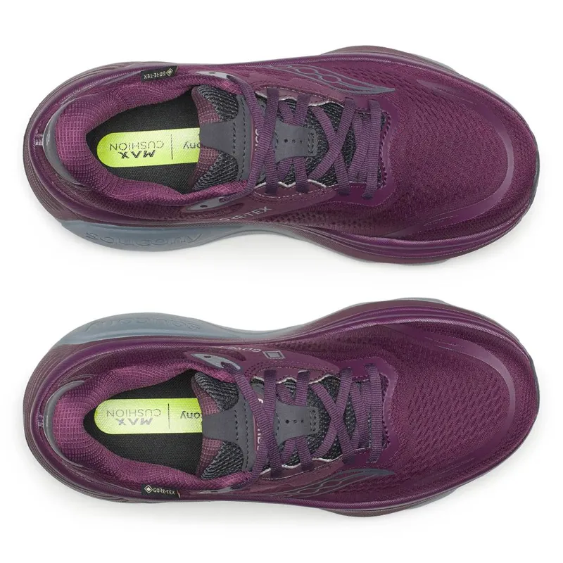 Saucony Hurricane 26 GTX Women's Supportive Running Shoes - Eggplant Cinder-4