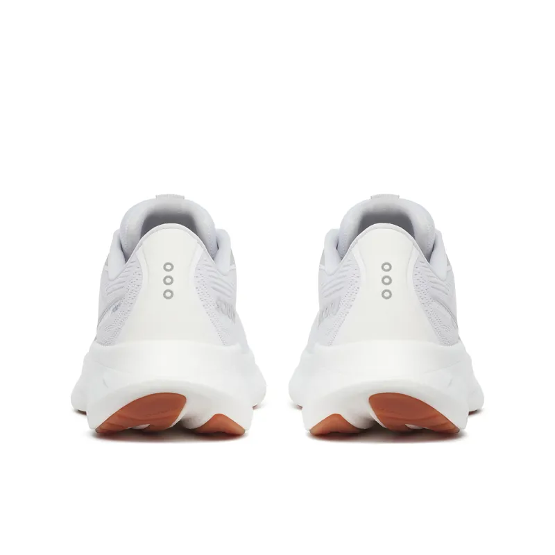 Saucony Ride 18 Women's Neutral Running Shoes White Gum-3