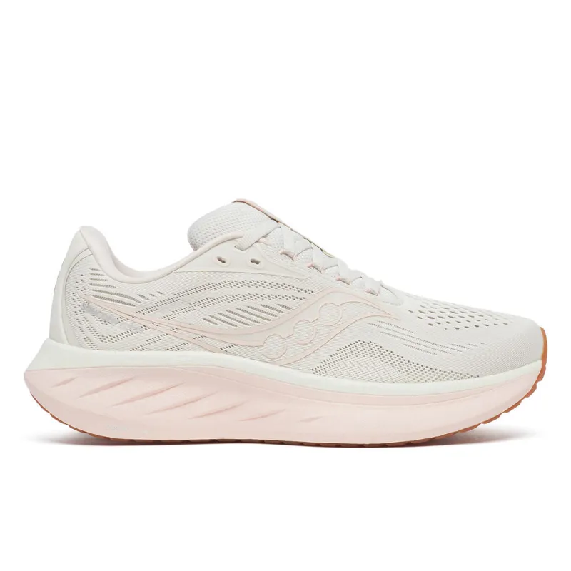 Saucony Ride 18 Women's Neutral Running Shoes Quartz Peony