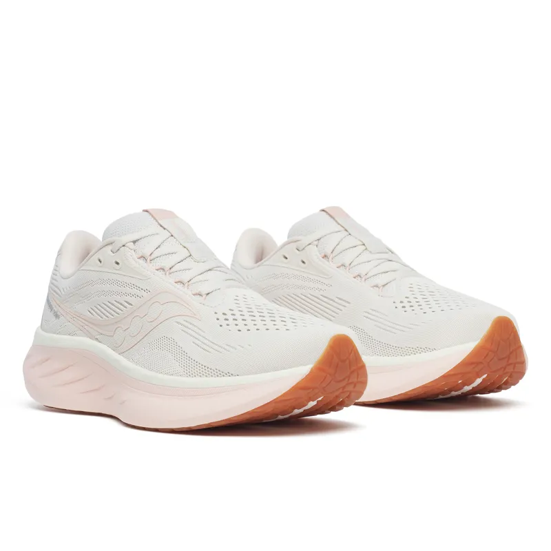 Saucony Ride 18 Women's Neutral Running Shoes Quartz Peony-1