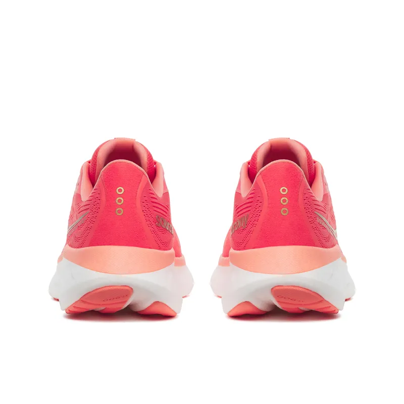 Saucony Ride 18 Women's Neutral Running Shoes Coral Salmon-3