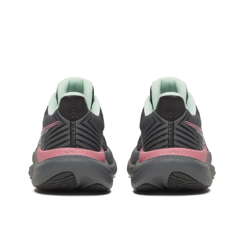 Saucony Triumph 23 Women's Running Shoes - Black White-3