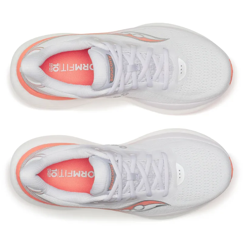 Saucony Triumph 23 Women's Neutral Running Shoe White Wistful-3