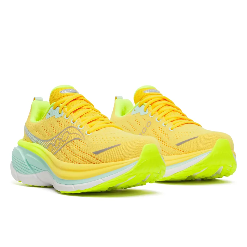 Saucony Hurricane 25 Women's Supportive Running Shoes - Sunrise Citron-1