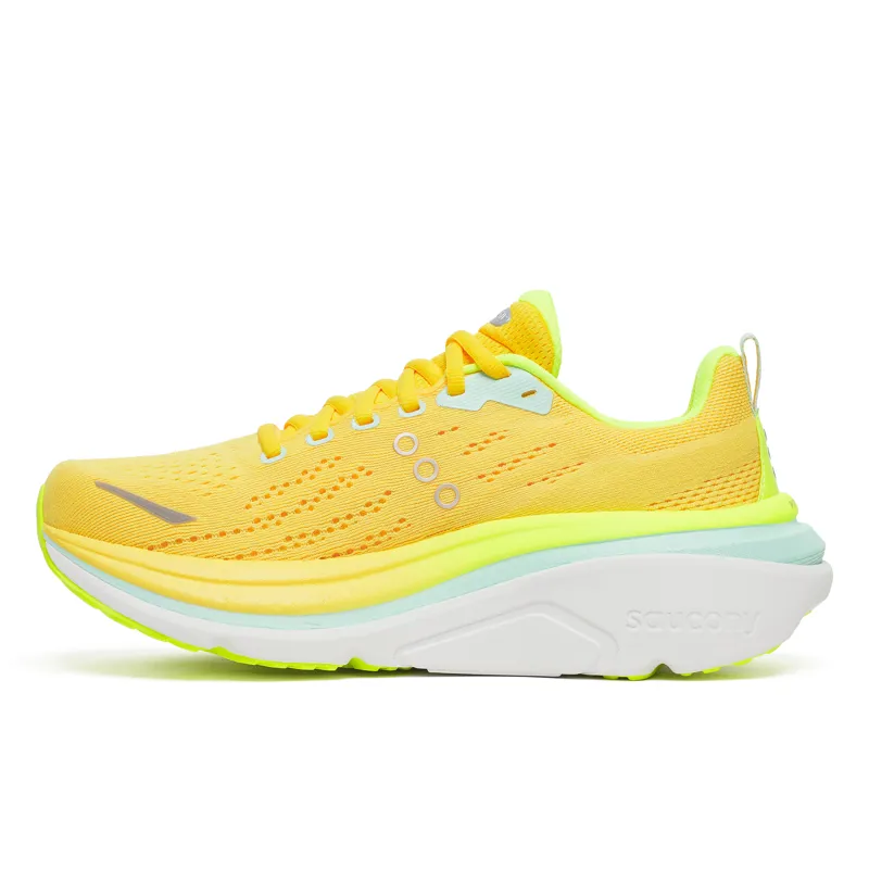 Saucony Hurricane 25 Women's Supportive Running Shoes - Sunrise Citron-2