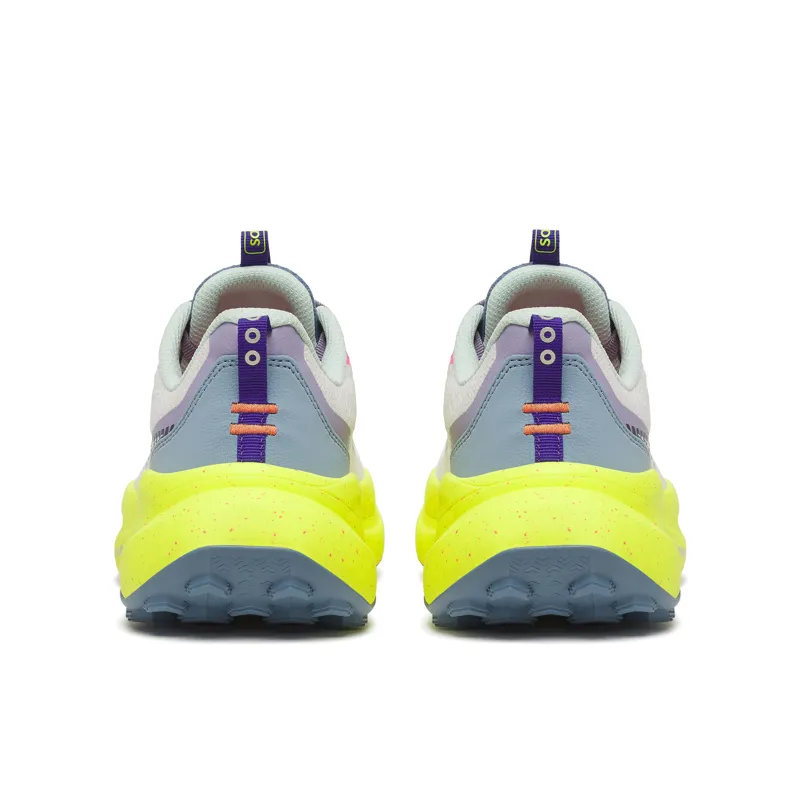 Saucony Xodus Ultra 4 Women's Trail Running Shoes - White Citron-3