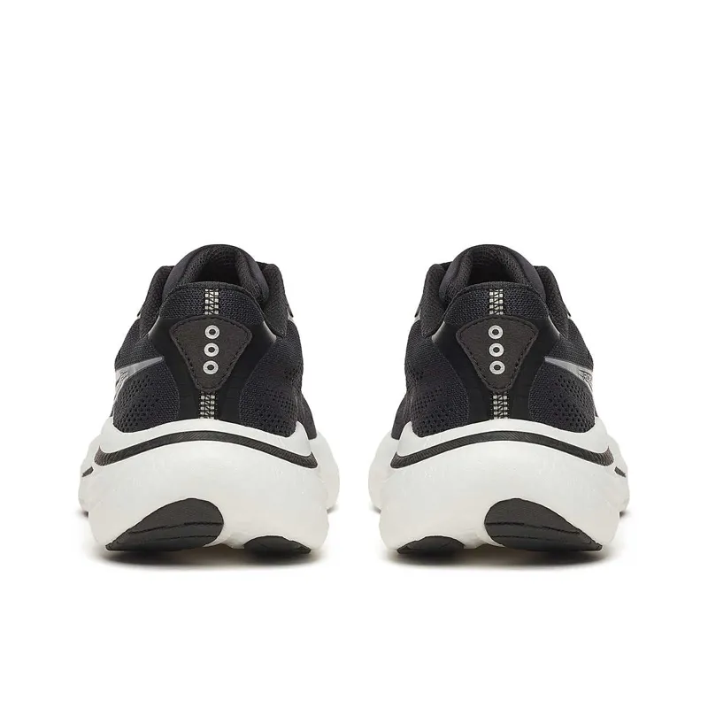 Saucony Ride 19 Women's Running Shoes - Black Silver-2