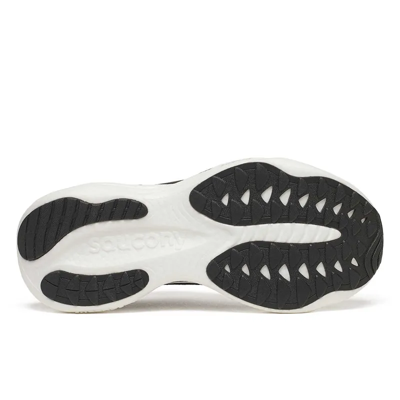 Saucony Ride 19 Women's Running Shoes - Black Silver-3