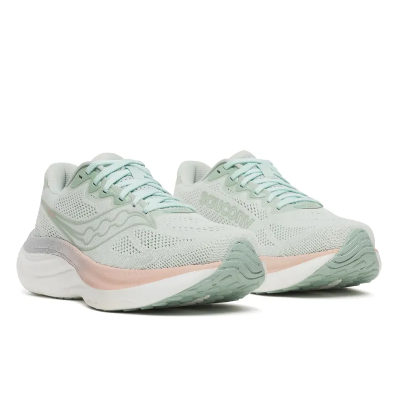 Saucony Ride 19 Women's Running Shoes - Mist Cameo-1