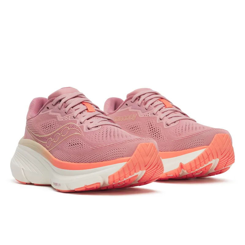 Saucony Guide 19 Women's Supportive Running Shoes - Mauve Salmon-1