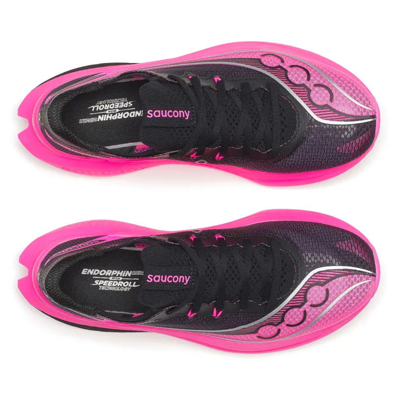 Saucony Endorphin Pro 5 Women's Race Day Running Shoes - Black Shock-4