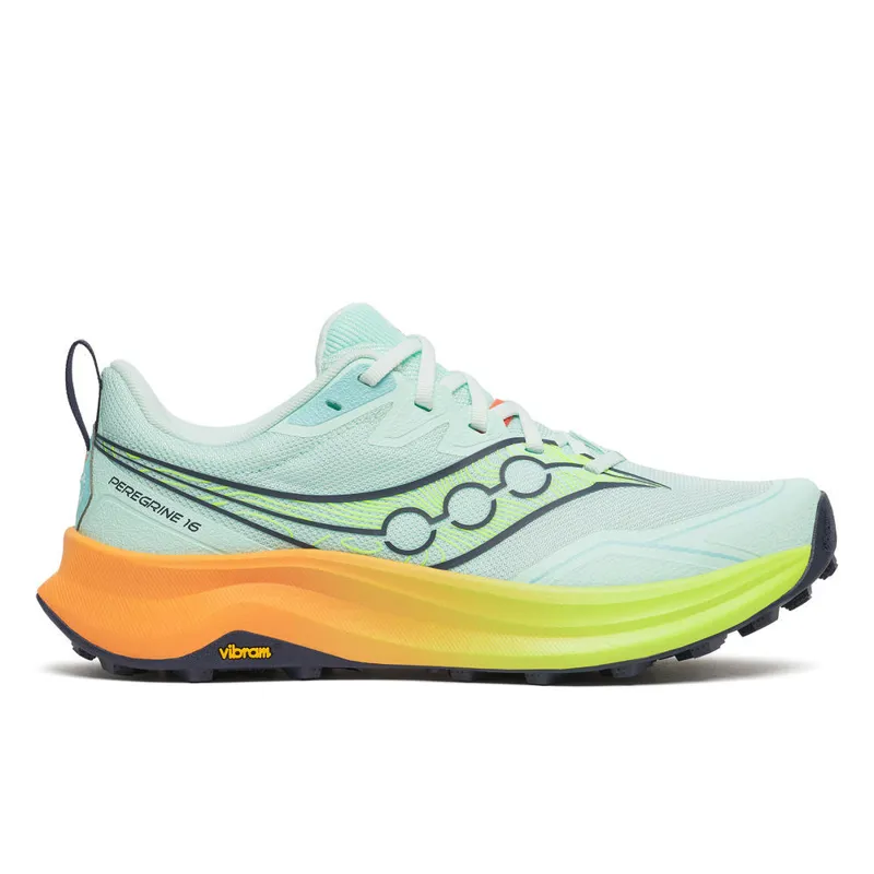 Saucony Peregrine 16 Women's Trail Running Shoes - Aqua Citron