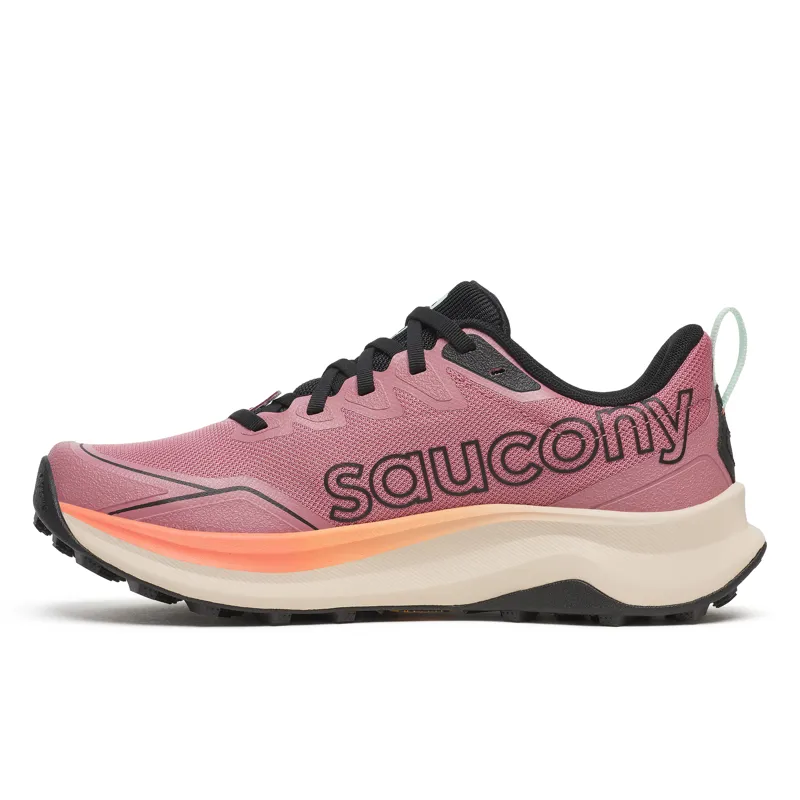 Saucony Peregrine 16 Women's Trail Running Shoes - Mauve Salmon-2