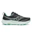 Saucony Peregrine 16 GTX Women's Trail Running Shoes - Black Aqua