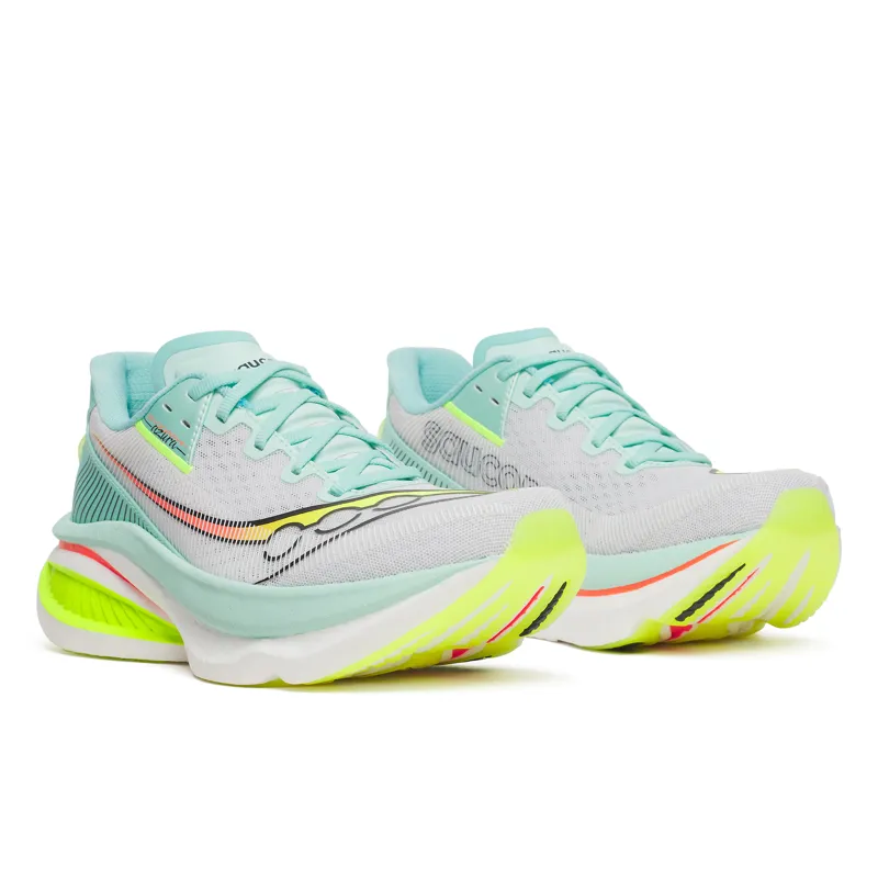 Saucony Endorphin Azura Women's Running Shoes - White Splash-2