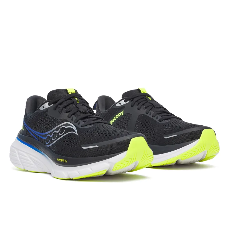 Saucony Guide 18 Men's Supportive Running Shoes Black Lapis-1