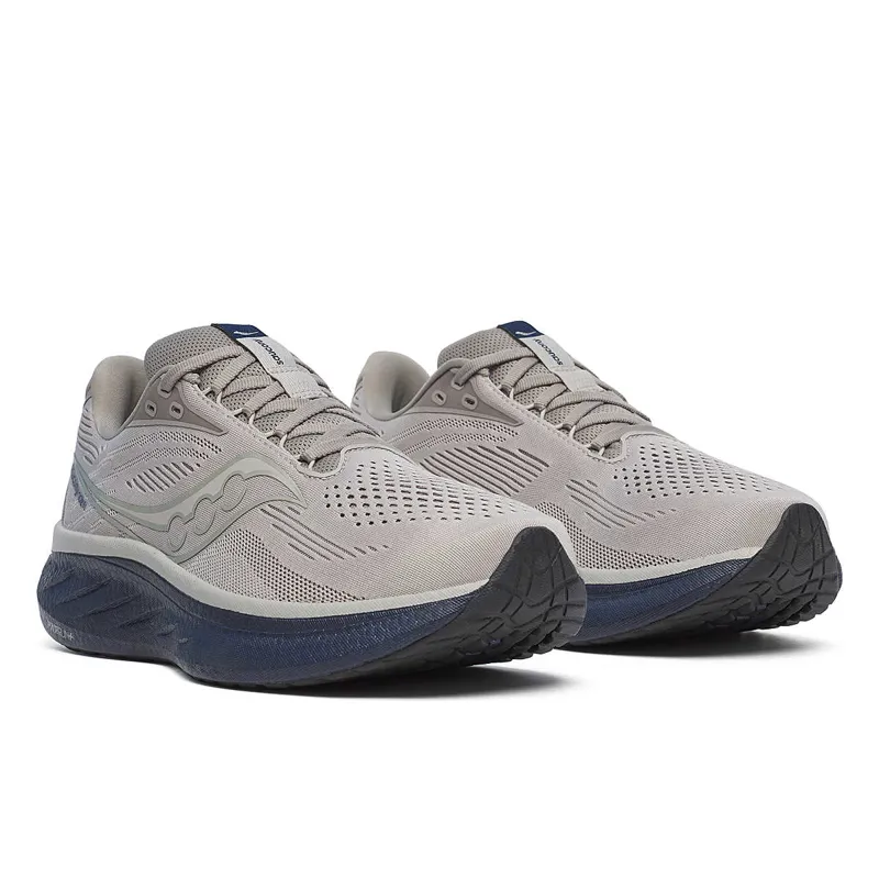 Saucony Ride 18 Neutral Men's Running Shoes Dove Navy-1