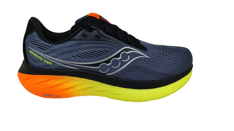 Saucony Ride 18 Men's Neutral Running Shoes Shadow Vizi-4
