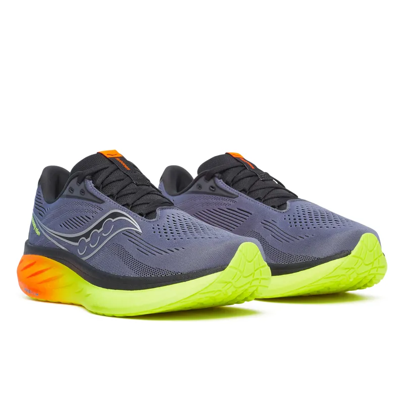 Saucony Ride 18 Men's Neutral Running Shoes Shadow Vizi-1