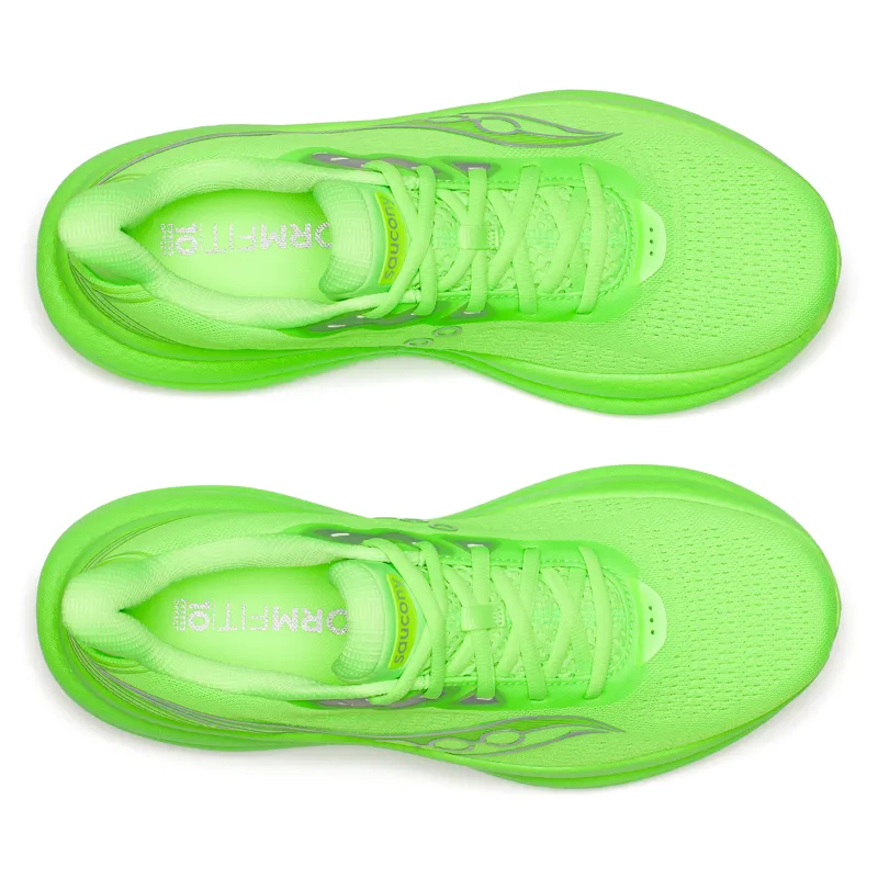 Saucony Triumph 23 Men's Running Shoes - Slime Silver-4