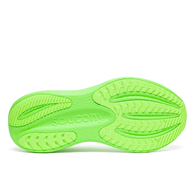 Saucony Triumph 23 Men's Running Shoes - Slime Silver-5