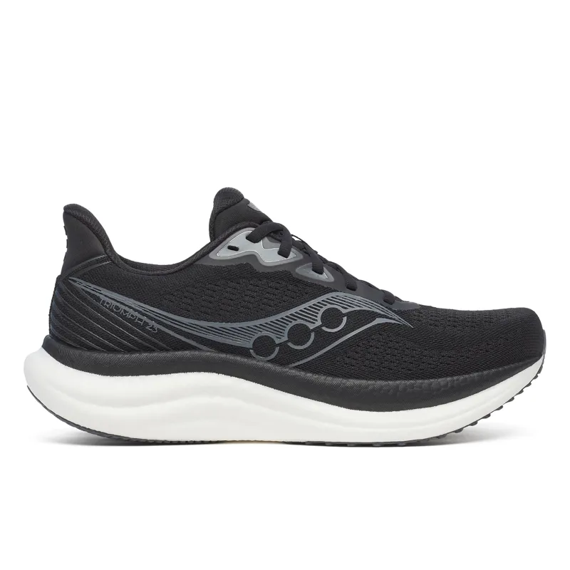 Saucony Triumph 23 Men's Neutral Running Shoes Black White