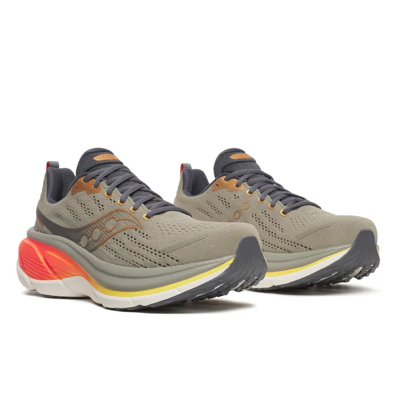 Saucony Hurricane 25 Men's Supportive Running Shoes - Laurel Fire-1