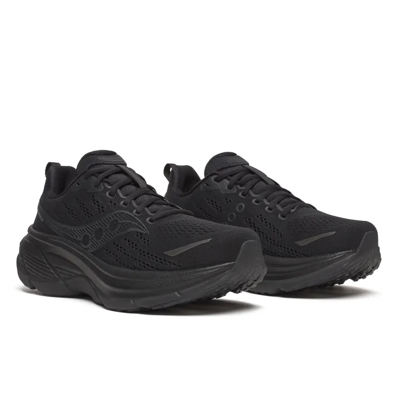 Saucony Hurricane 25 Men's Supportive Everyday shoe Triple Black -1