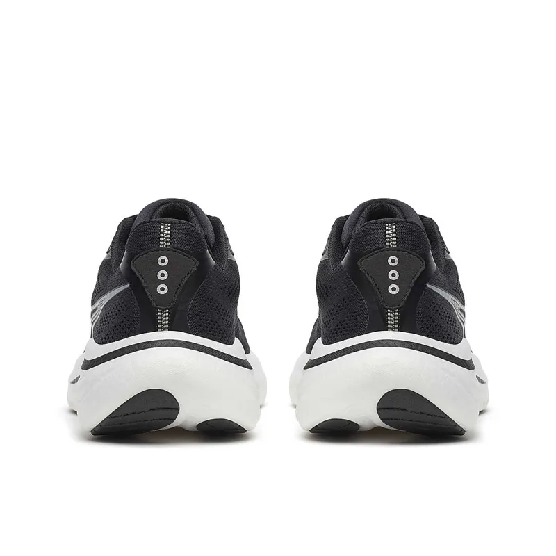 Saucony Ride 19 WIDE Men's Running Shoes - Black Silver-3