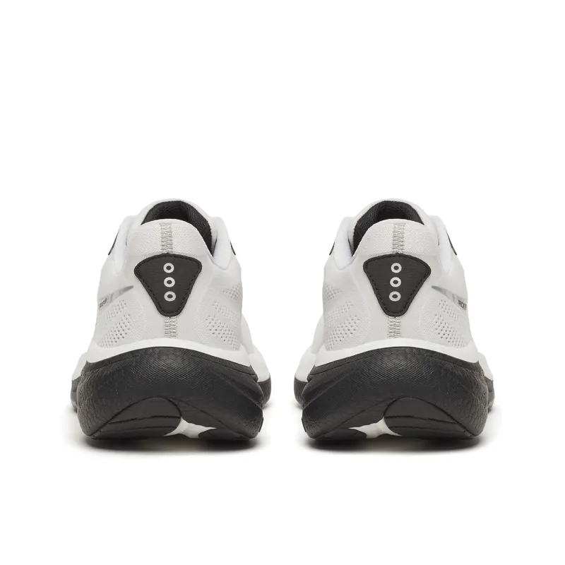 Saucony Ride 19 Men's Running Shoes - White Black-4