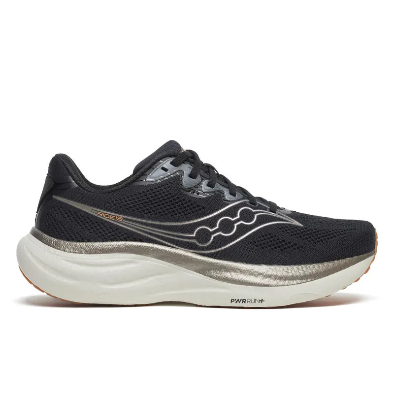 Saucony Ride 19 Men's Running Shoes - Black Pewter