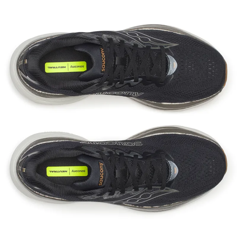 Saucony Ride 19 Men's Running Shoes - Black Pewter-3