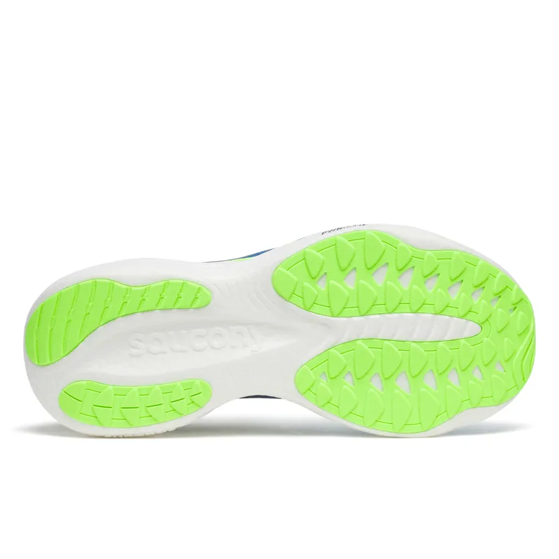 Saucony Ride 19 Men's Running Shoes - Cobalt Slime-3