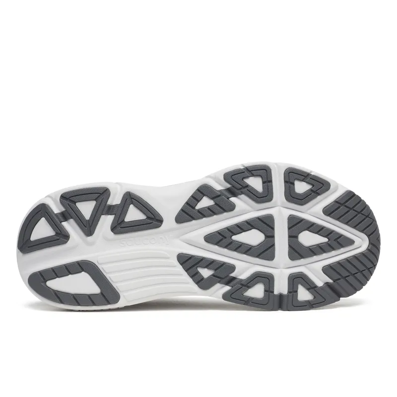 Saucony Guide 19 WIDE Men's Supportive Running Shoes - Black Silver-3