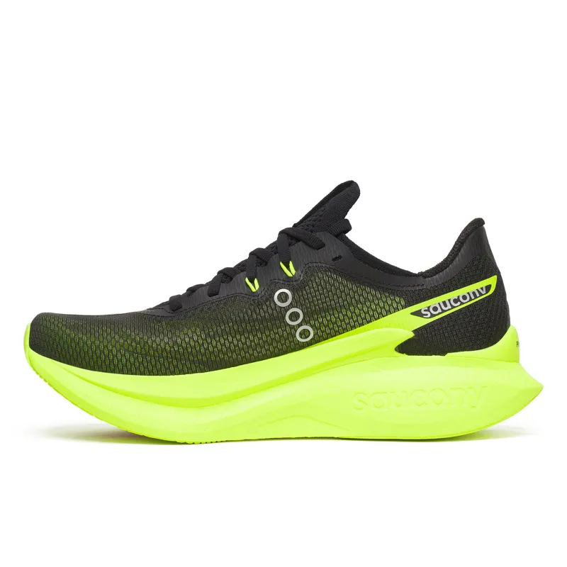 Saucony Endorphin Pro 5 Men's Race Day Running Shoes - Citron Black-2
