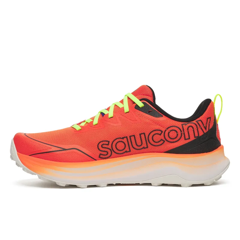 Saucony Peregrine 16 Men's Trail Running Shoes - Fire Black-1