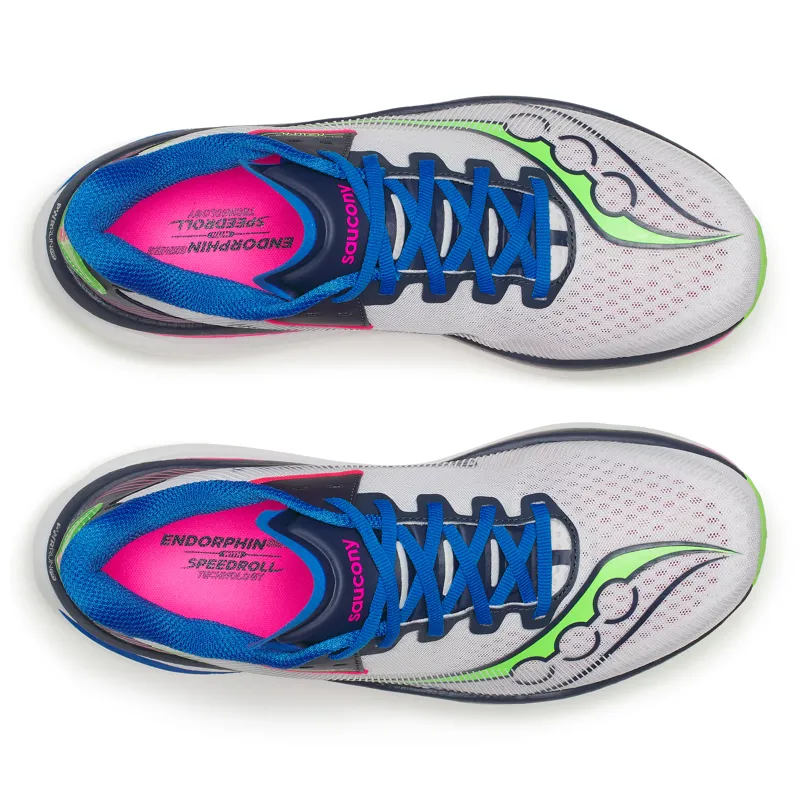 Saucony Endorphin Azura Men's Running Shoes - White Navy-5
