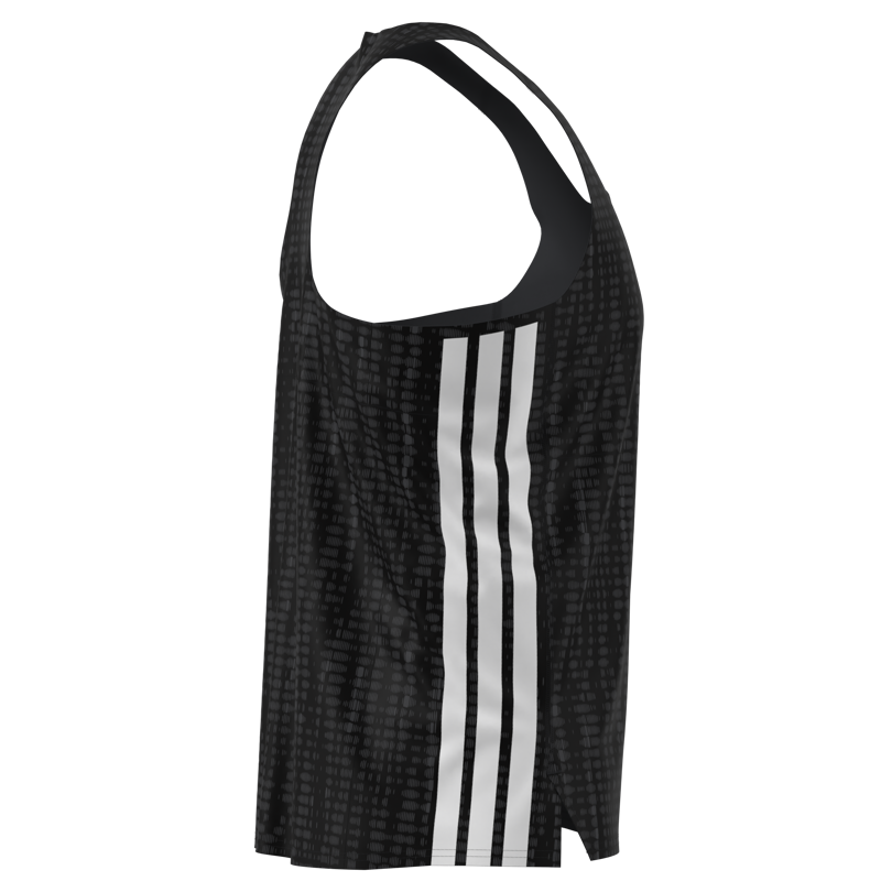 adidas ADIZERO Men's Singlet Dark Grey Carbon Black-2