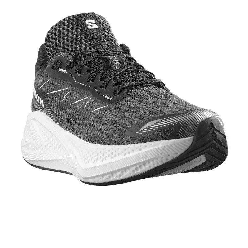 Salomon Aero Glide 4 Women's Running Shoes - Black White Ftw Silver-1