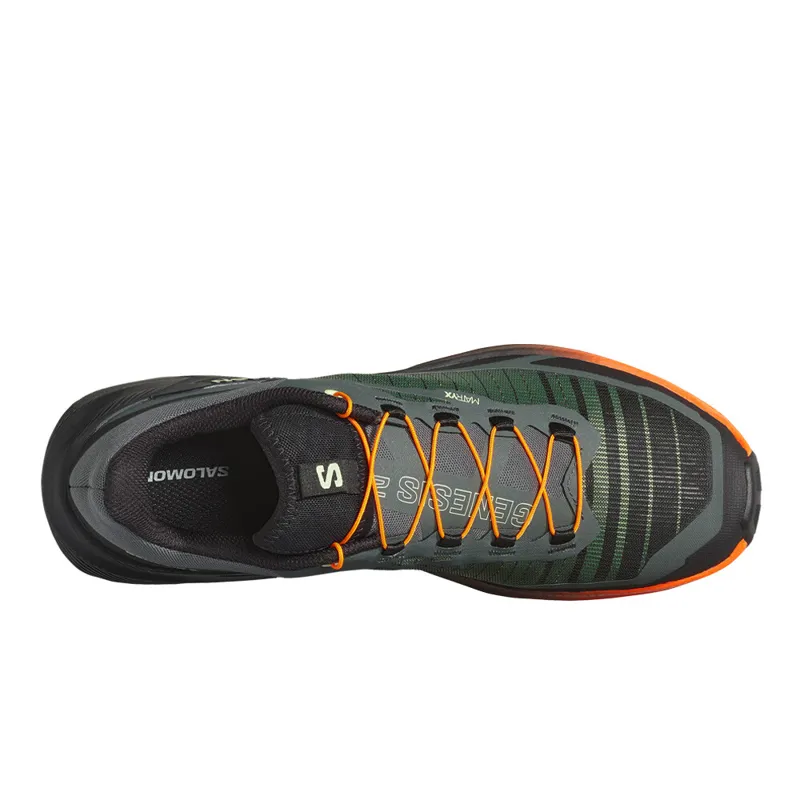Salomon Genesis 2 Men's Trail Running Shoes - Urban Chic Black-3