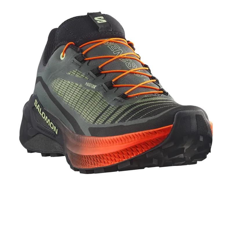 Salomon Genesis 2 Men's Trail Running Shoes - Urban Chic Black-1