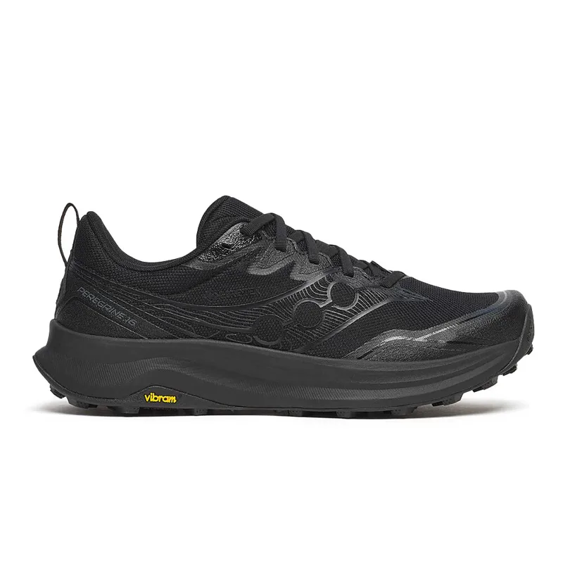 Saucony Peregrine 16 GTX Women's Trail Running Shoes - Triple Black