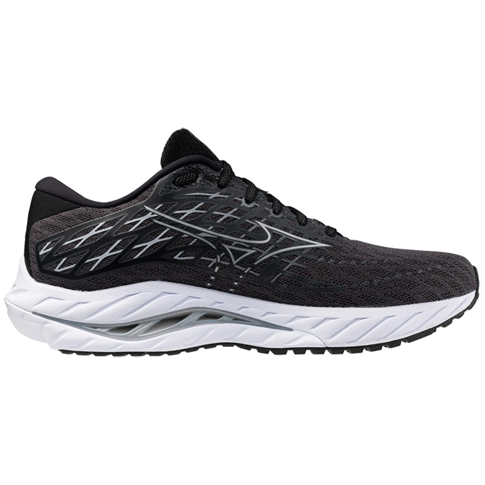 Mizuno Wave Inspire 20 WIDE 2E Ebony White Black